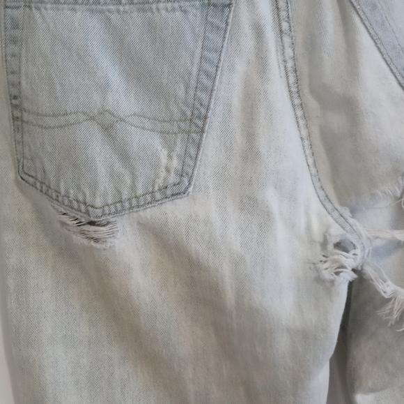 🍀VERY VTG Lucky Brand Jeans🍀 - White Distressed Button Fly Jean - Picture 10 of 16